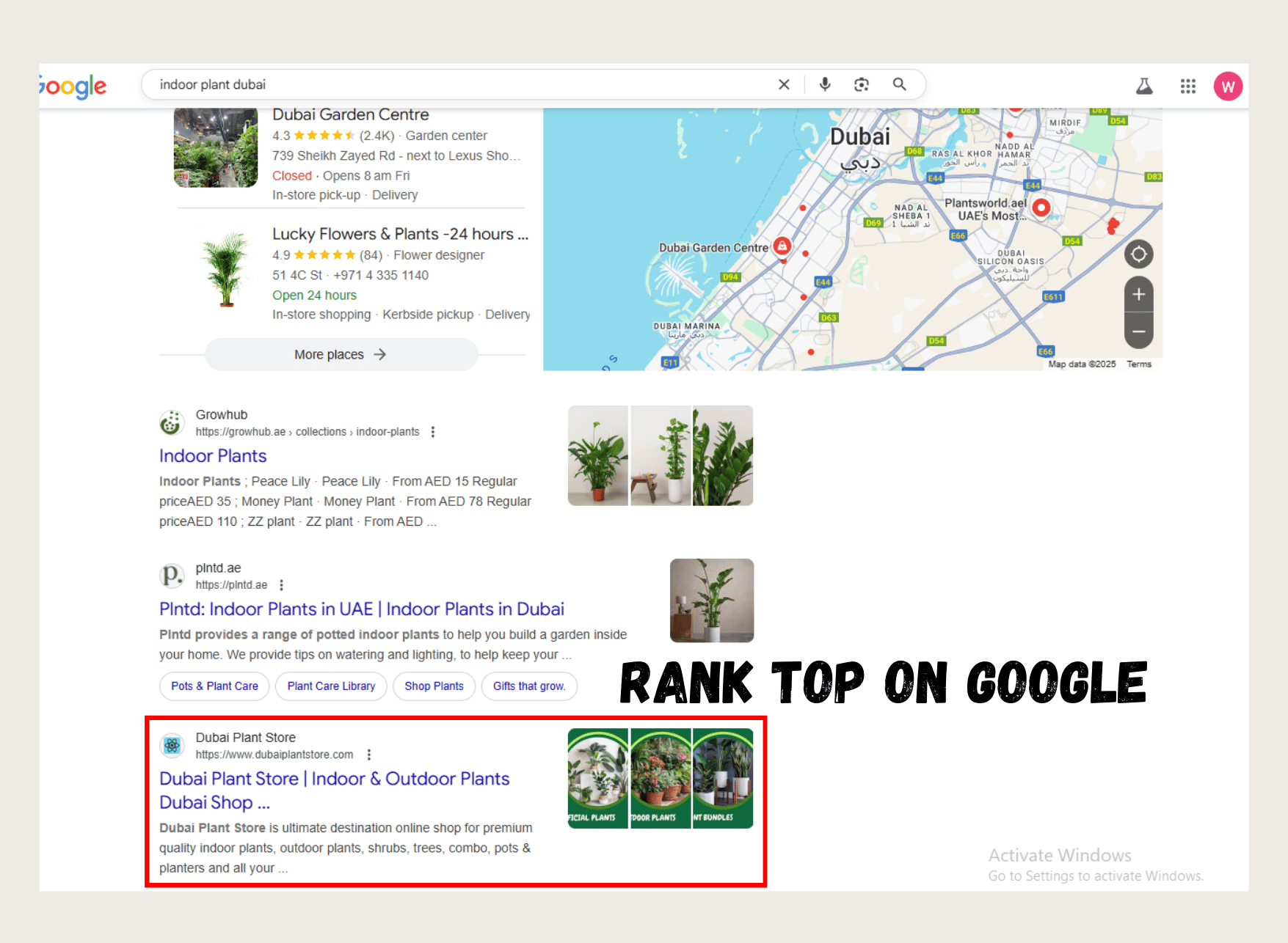 SEO Portfolio Dubai - Search Engine Ranking for Clients